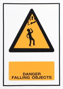 Danger falling objects