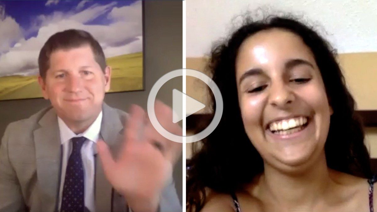 Video Link to final live video judging round with Max McElhaney scholarship candidate, Martina Abbriano