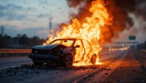 Common Causes of Car Fires in Car Accidents